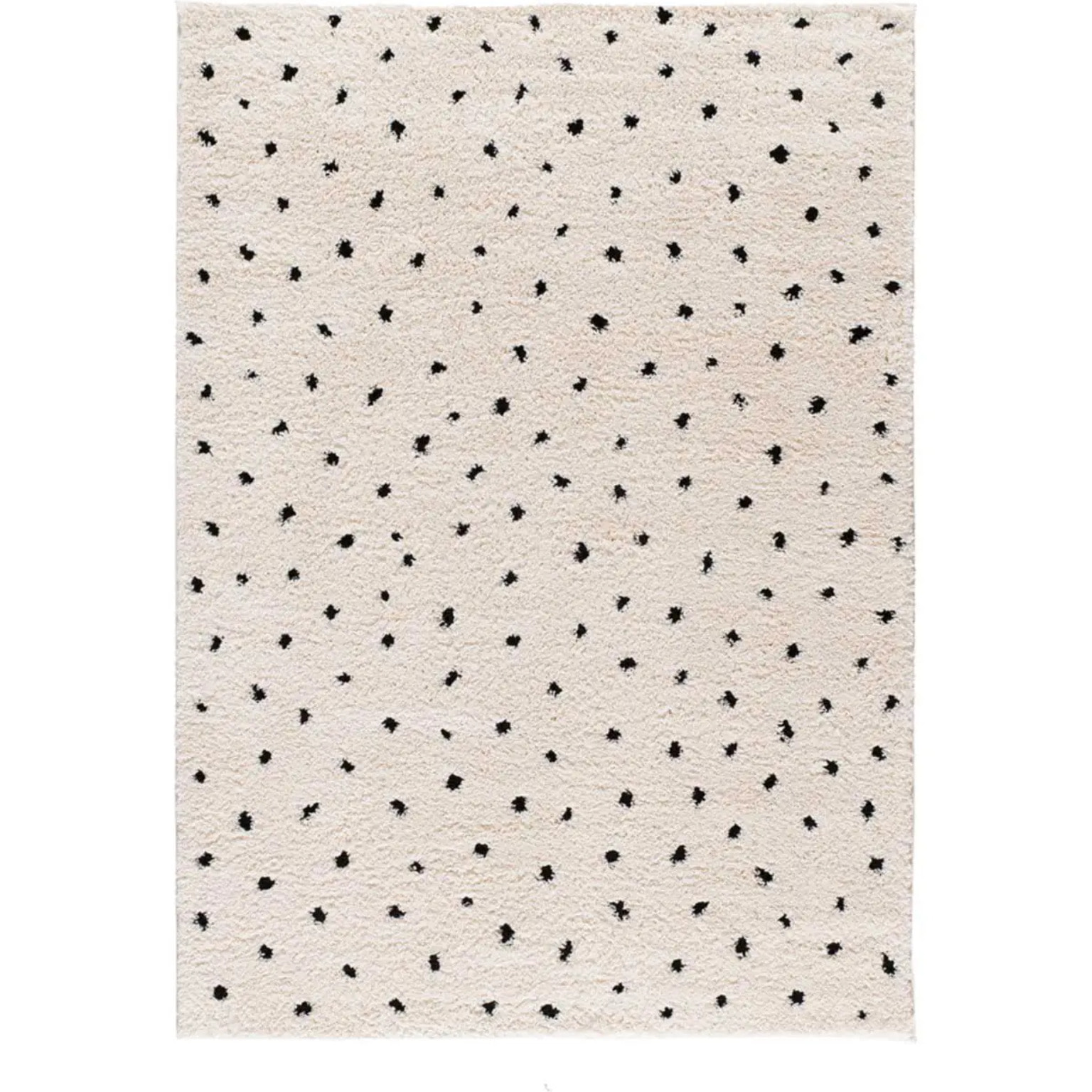 ATESA Alfombra shaggy escandinava blanco, varias medidas disponibles.