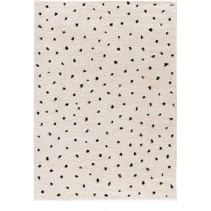 ATESA Alfombra shaggy escandinava blanco, varias medidas disponibles.