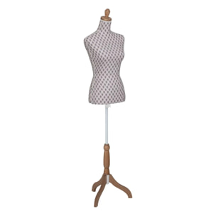 Mannequin bois Little cottage violet H160cm