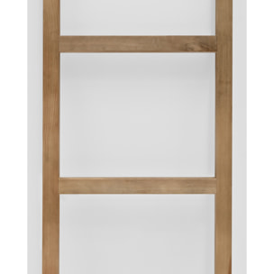 Échelle en bois massif ton chêne foncé 41x118cm Hauteur: 41 Longueur: 118 Largeur: 3.5