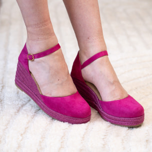 Sandalia de cuña de yute para mujer, comodas y elegantes diseño moderno con el yute en el mismo tono