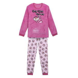 PIJAMA LARGO CORAL FLEECE DISNEY ALICIA