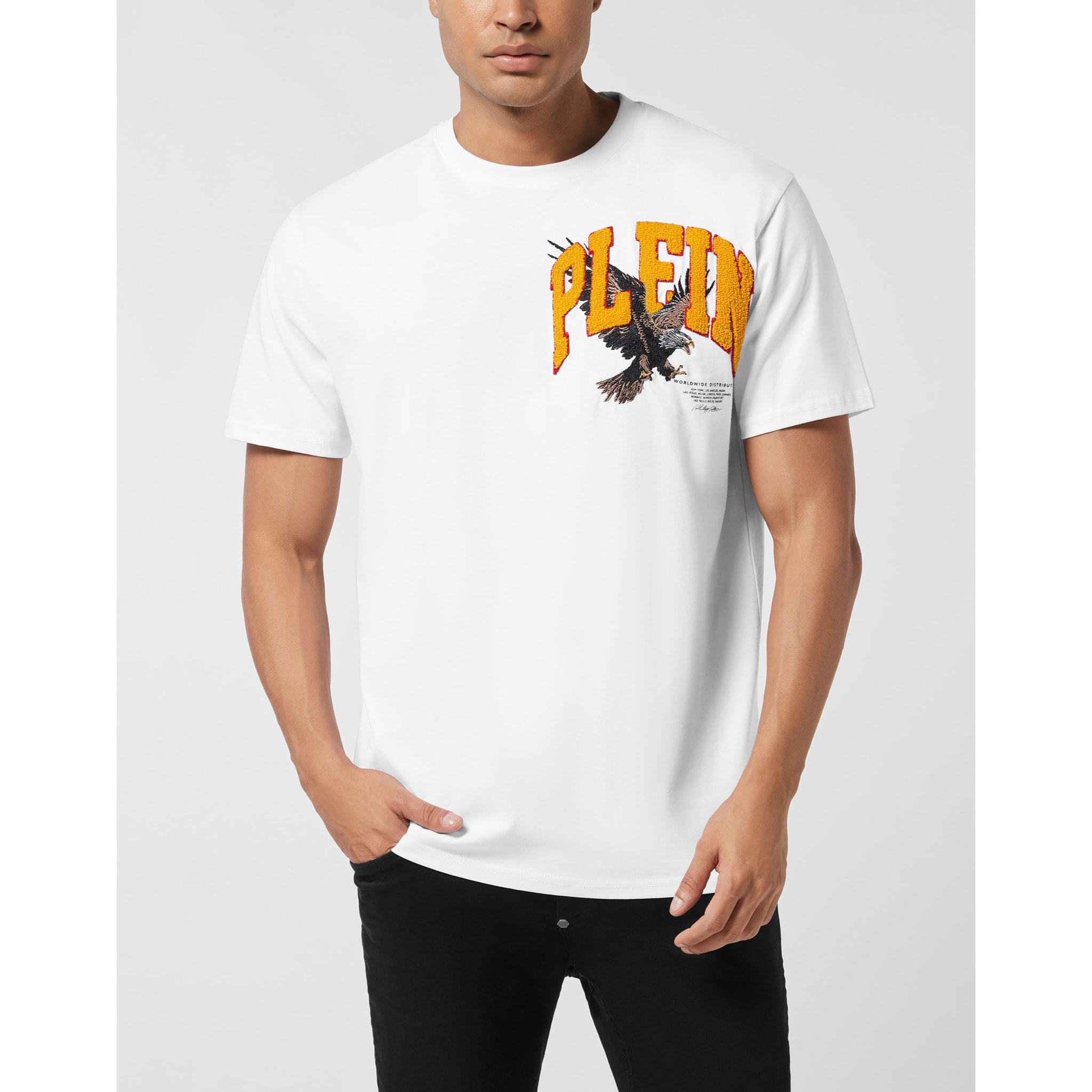 PHILIPP PLEIN Camiseta Cuello Redondo Ss EAGLE