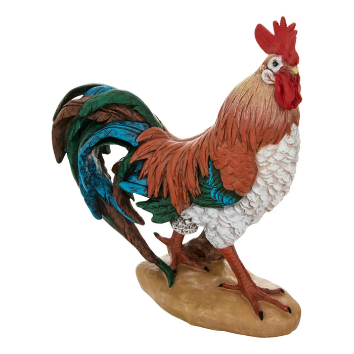 Statuette coq Isac H30,5cm
