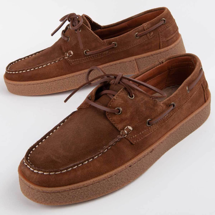 Náutico De Piel - Marron