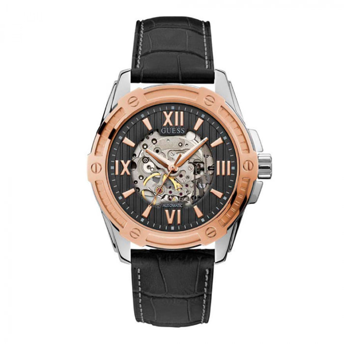 Reloj Guess W1308G1 Hombre Analogico Automatico con Correa de Cuero