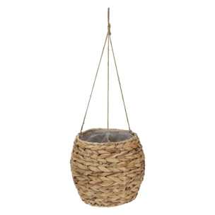 Well home juego de 2 cestas maceteros de fibra natural ø17ø24cm