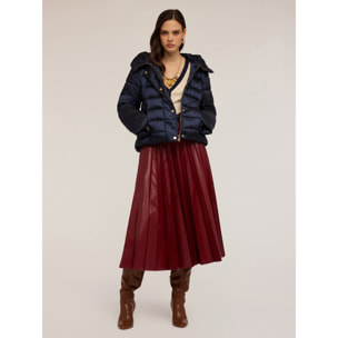 Motivi - Piumino in nylon lucido - Blu