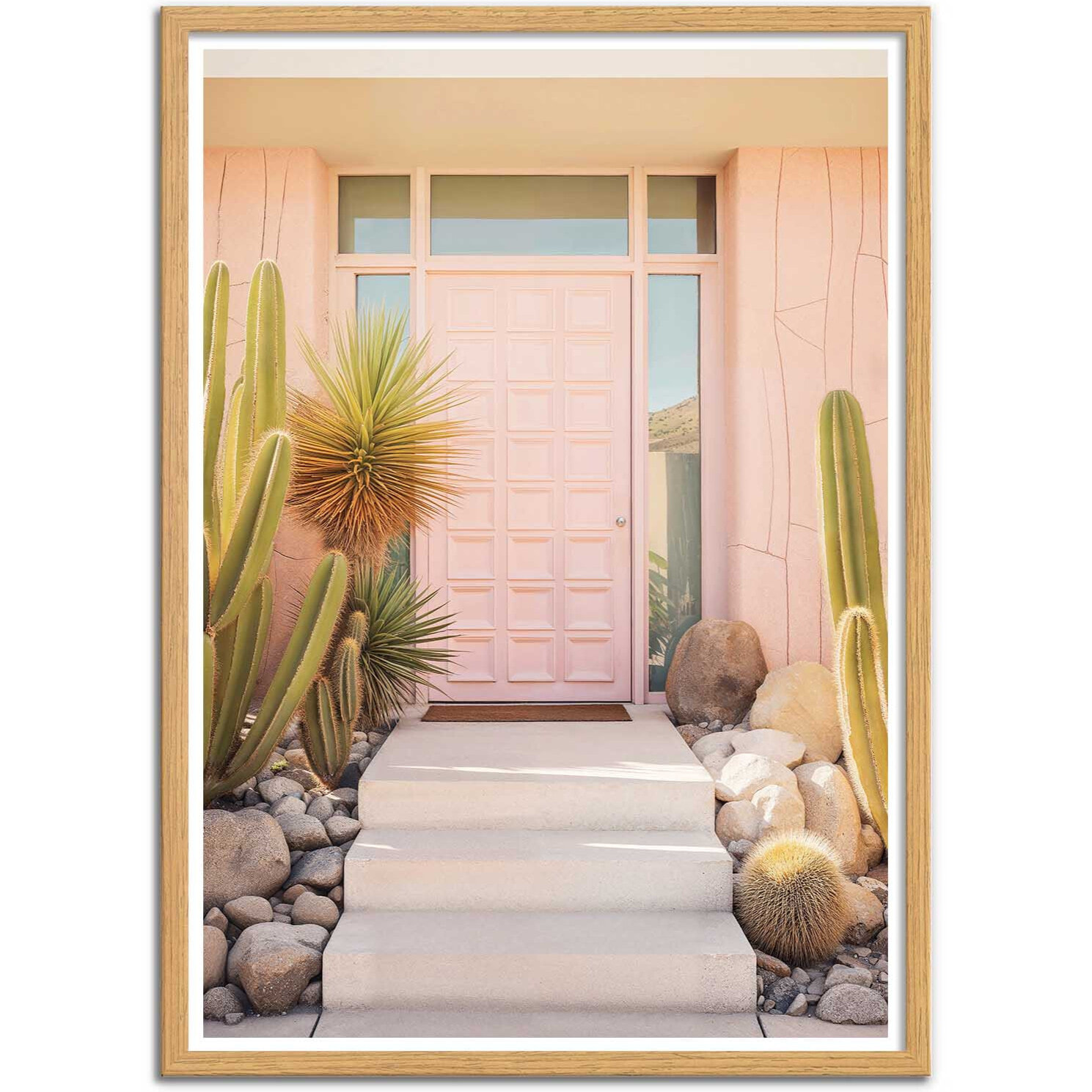 Affiche - Pink Palm Springs - Philippe Hugonnard