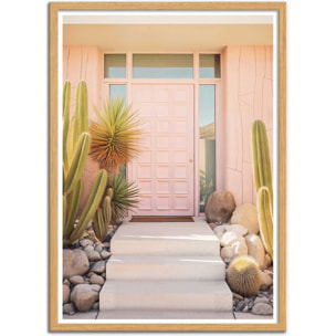 Affiche - Pink Palm Springs - Philippe Hugonnard