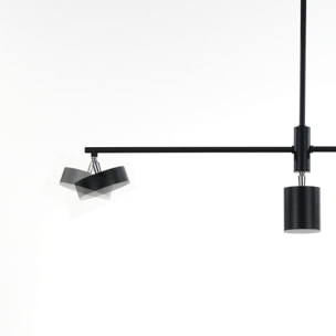 TOMASUCCI Lampadario DOMINO BLACK Nero