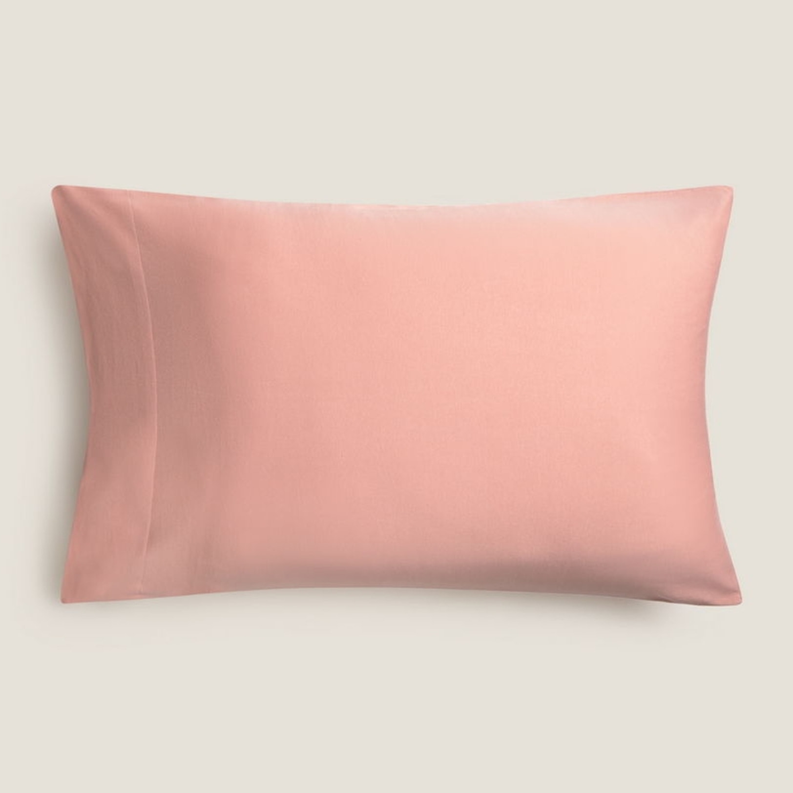 Funda de almohada de algodón punto Puntib color rosa claro Punto de algodón