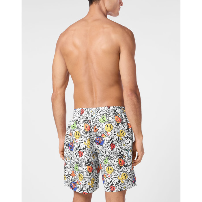 PHILIPP PLEIN Swim Trunks SMILE