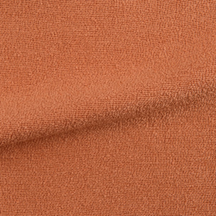 Rideau uni texturé  - Effet bouclé - Orange