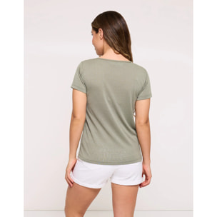 Camiseta Manga Corta Caqui - Kipar