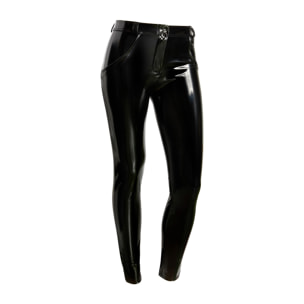 Pantaloni push up WR.UP® superskinny vita regular in latex