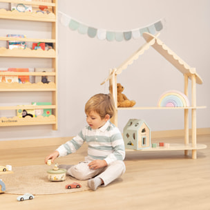 Estantería Montessori STORY HOUSE, diseño infantil para juguetes