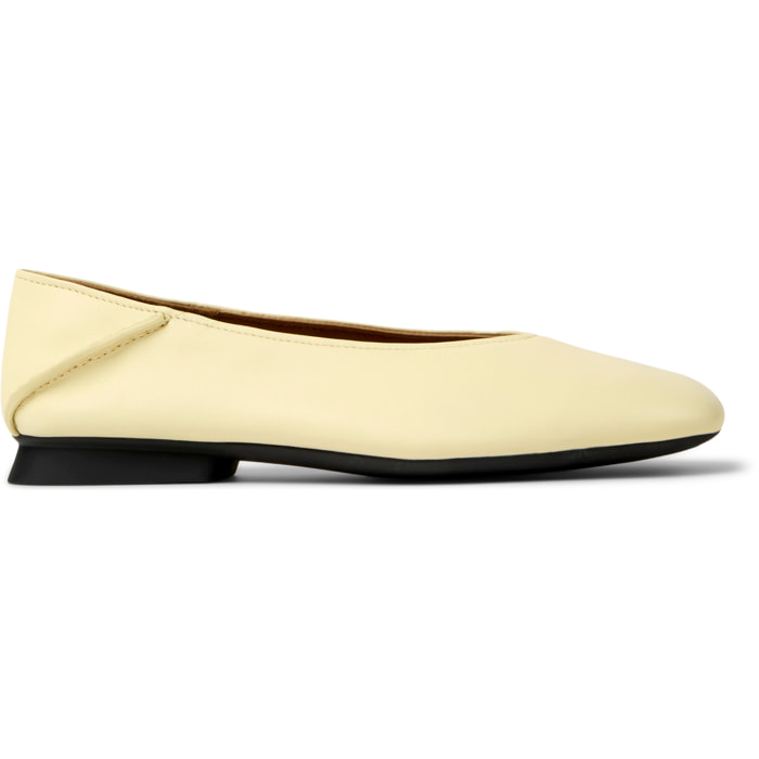 Bailarinas - CAMPER Casi Myra - Amarillo - Cuero liso