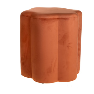 Pouf velvet - 35xH39x38cm - Pezzi 1 - Bianchi Dino SpA