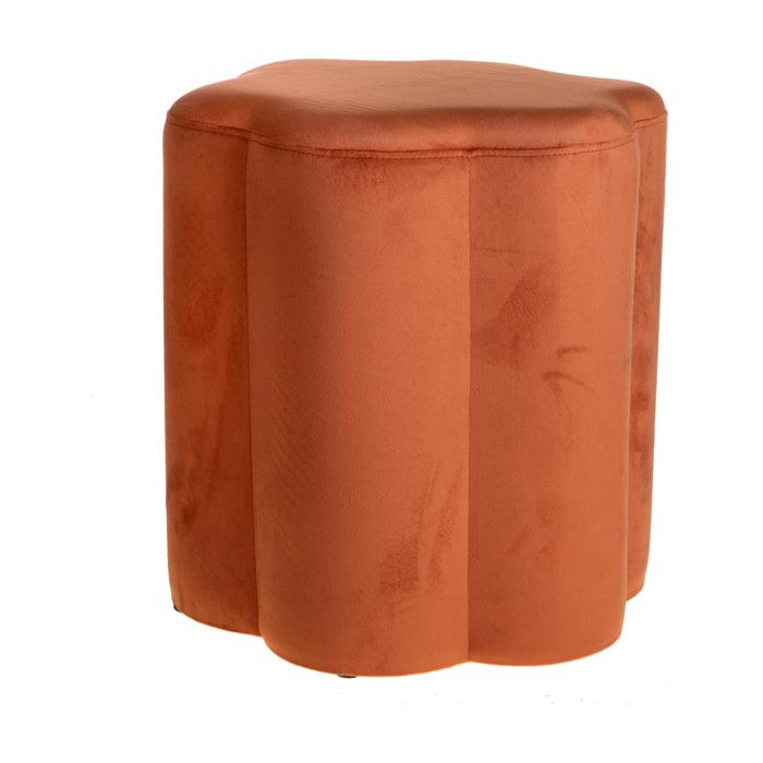 Pouf velvet - 35xH39x38cm - Pezzi 1 - Bianchi Dino SpA