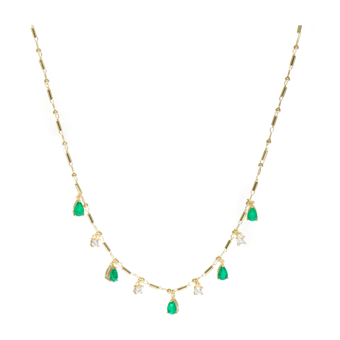 Collar Lakrom acabado oro amarillo 18k