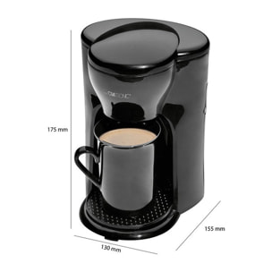 Cafetière 1 tasse Clatronic KA 3356 Noir