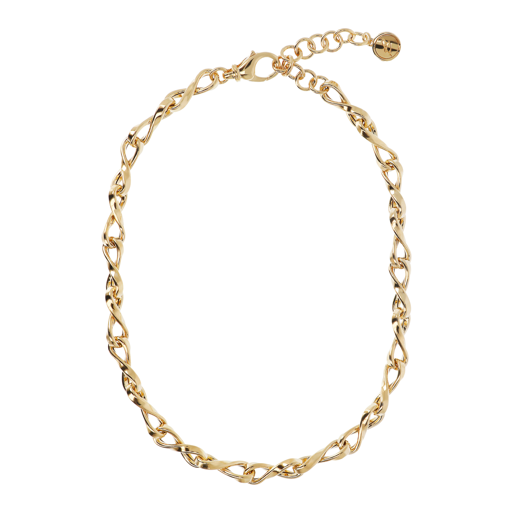 Collana Golden con Maglia Infinito