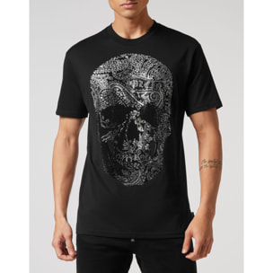 PHILIPP PLEIN Camiseta de cuello redondo y manga corta SKULL