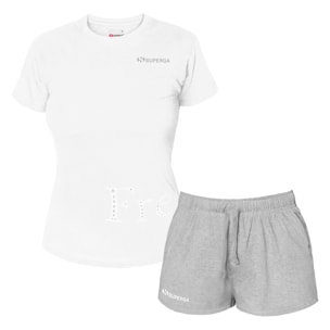 Completo Donna SUPERGA Cotone Jersey Manica Corta