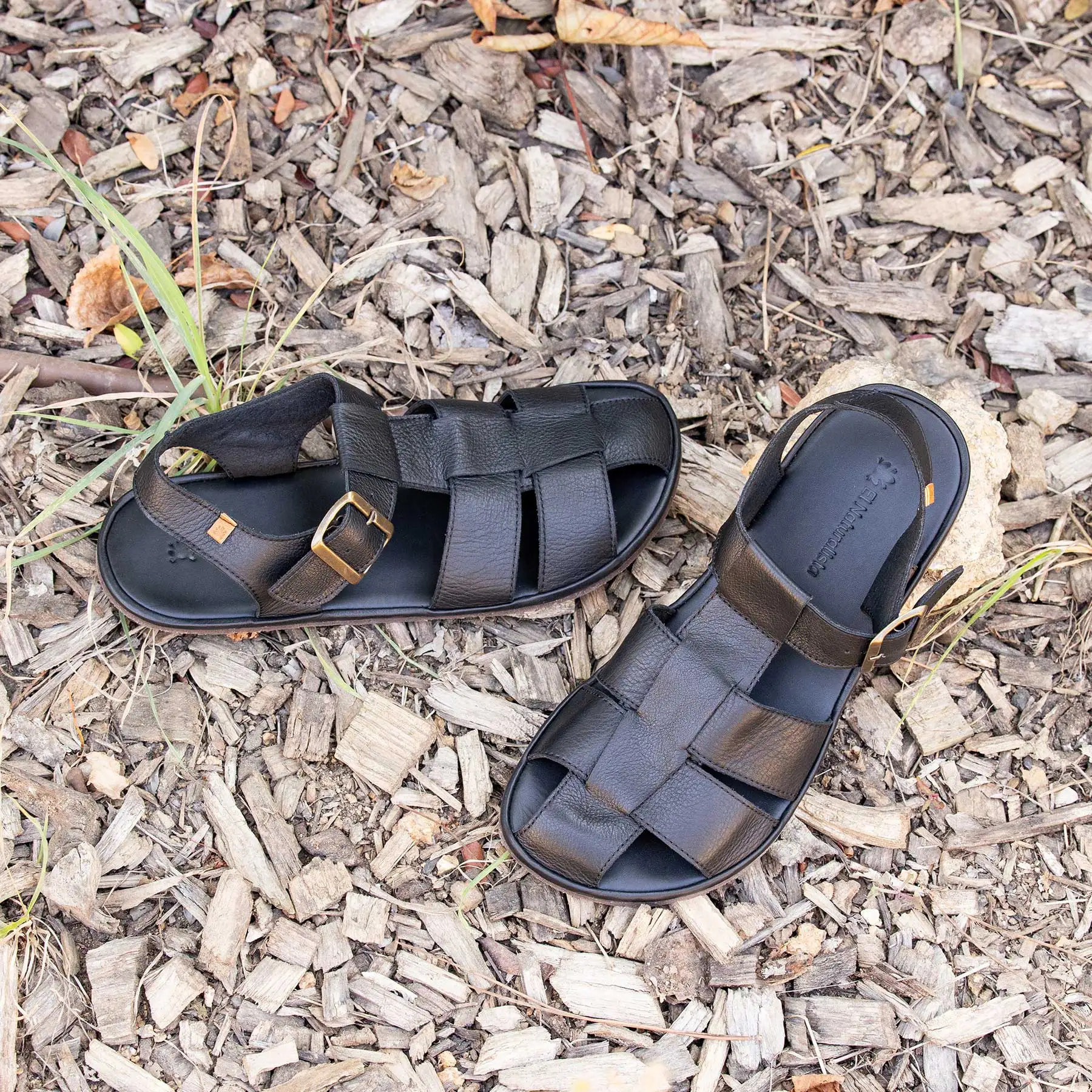 Sandalias N5681 SOFT NAPPA BLACK/ BARE SANDALS color Black