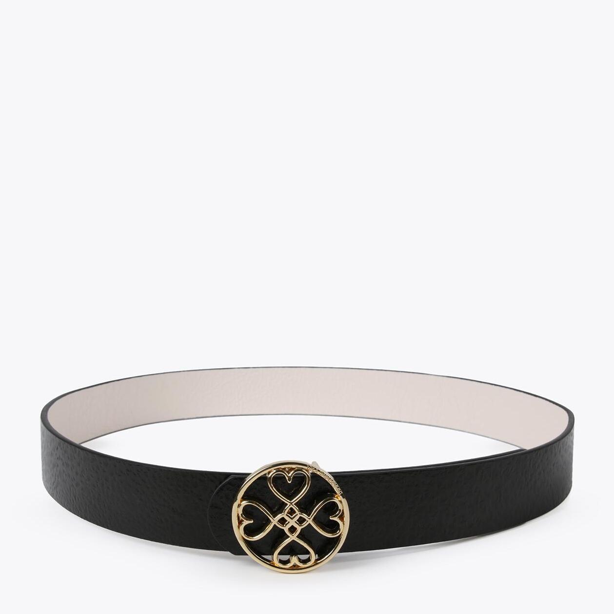Cintura double face trifoglio cuori