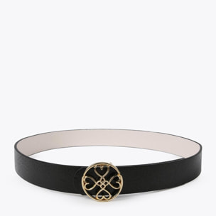 Cintura double face trifoglio cuori