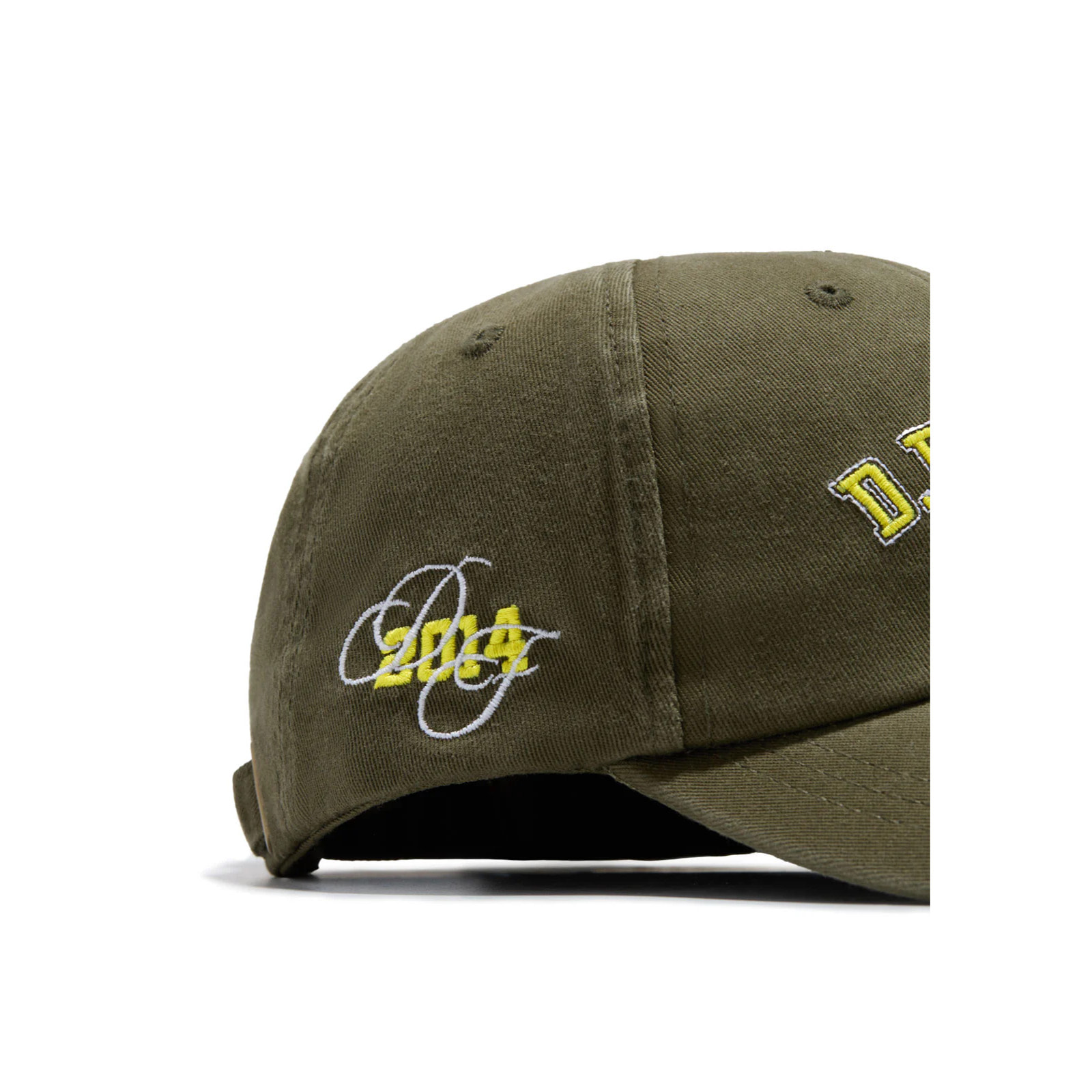 Gorra Varsity Unisex Color Lavado Verde Militar