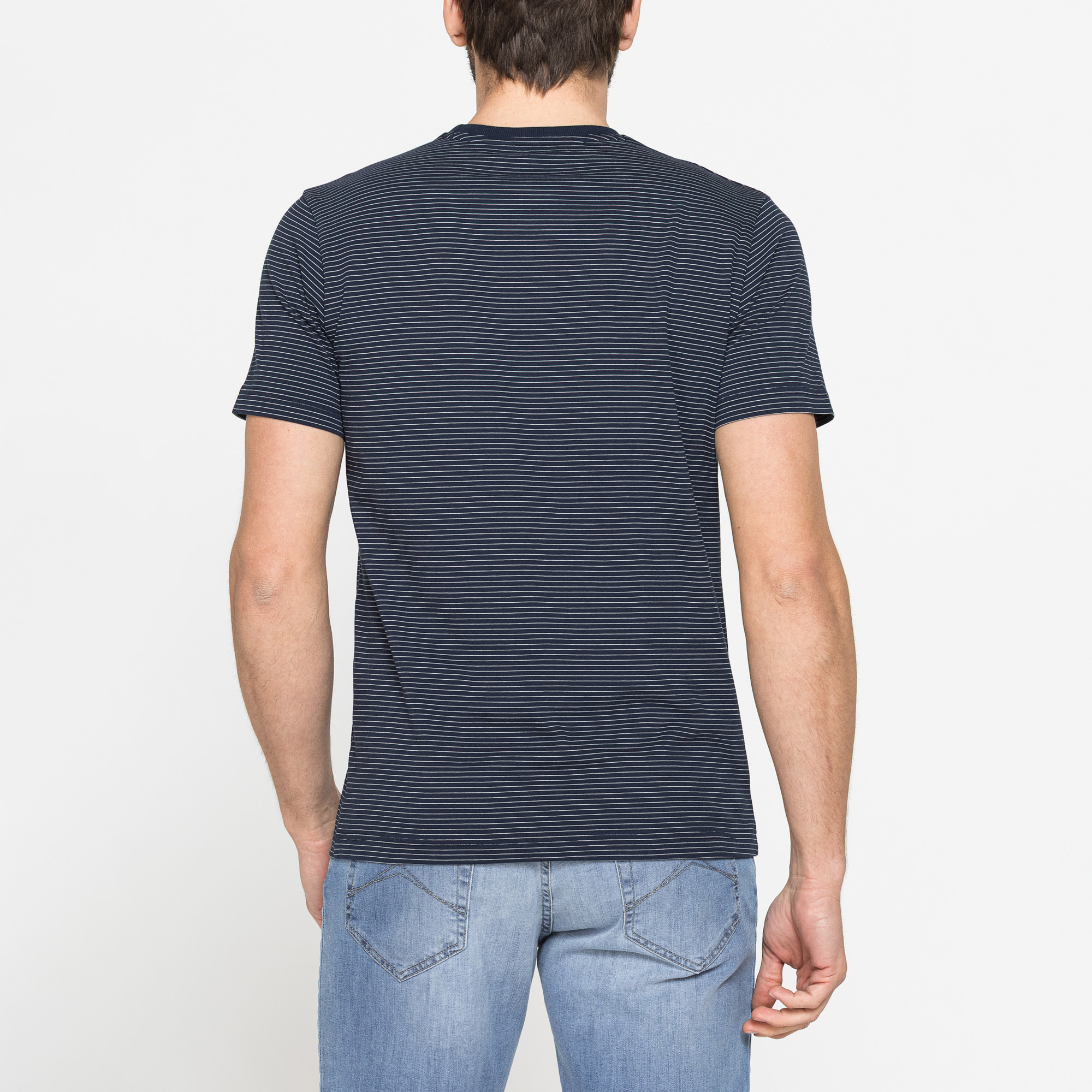 T-SHIRT ESTIVA IN COTONE CON FANTASIA A RIGHE