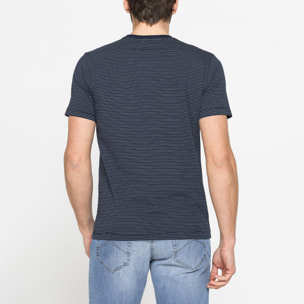 T-SHIRT ESTIVA IN COTONE CON FANTASIA A RIGHE