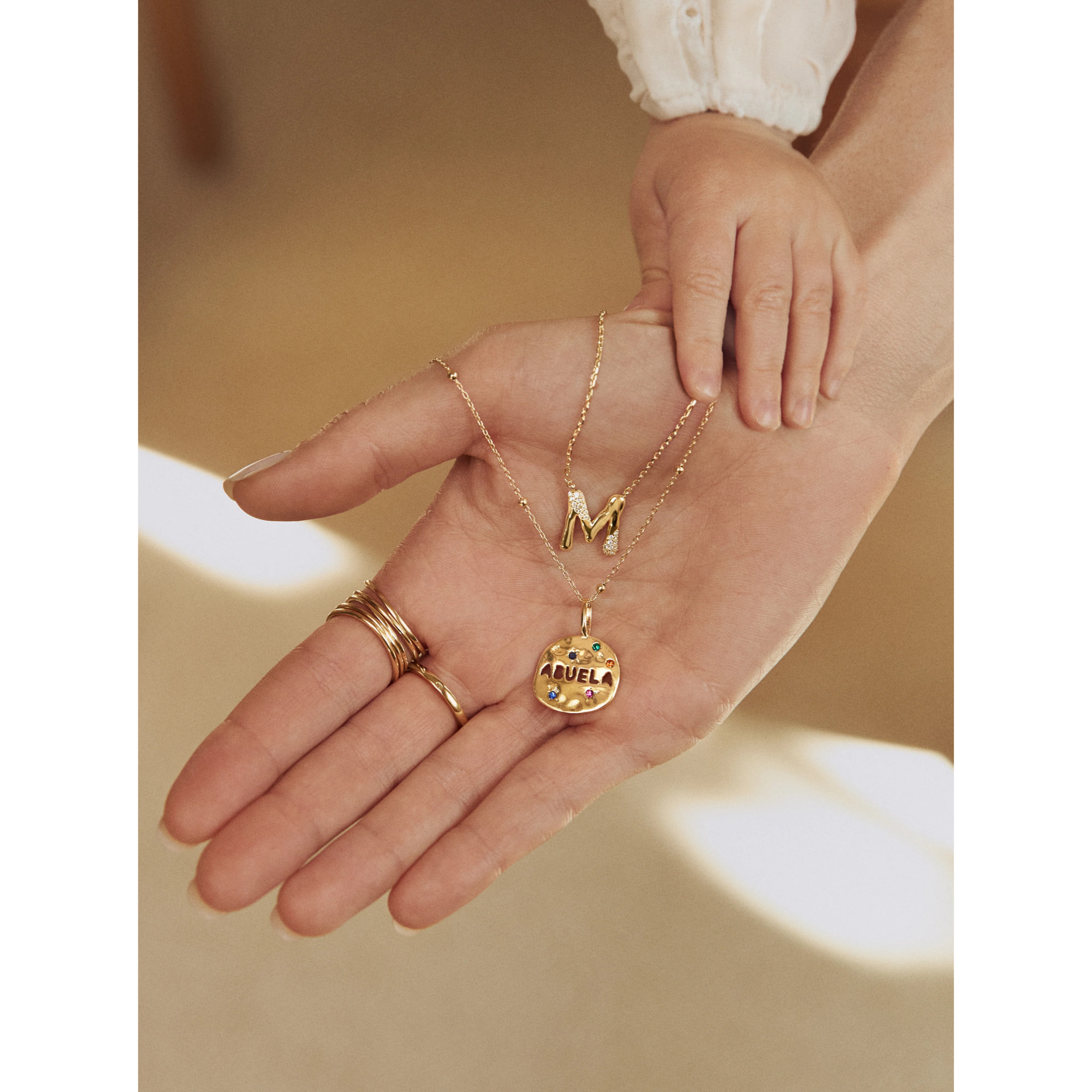 Charm Abuela Placcato Oro