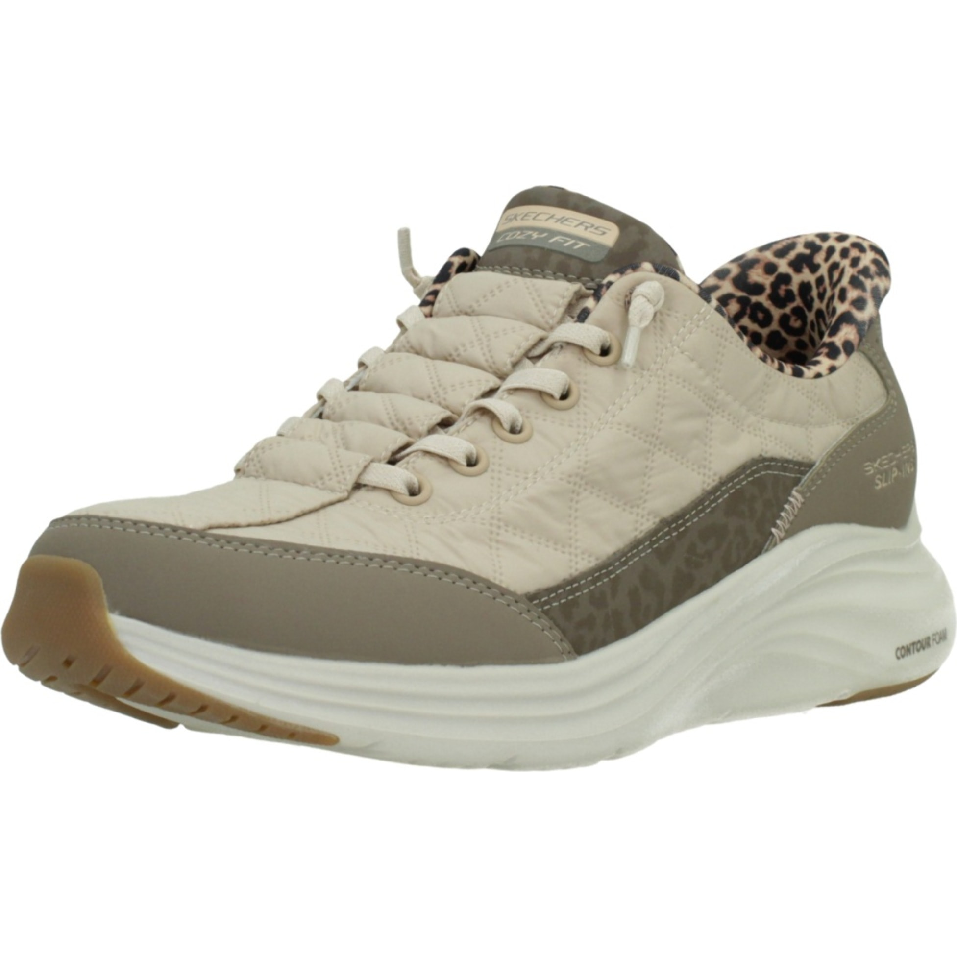 Sneakers De  Mujer 183015 Beis