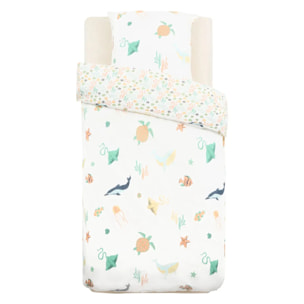 Parure de Lit Enfant Orta Coton 140x200 cm Animaux Marins