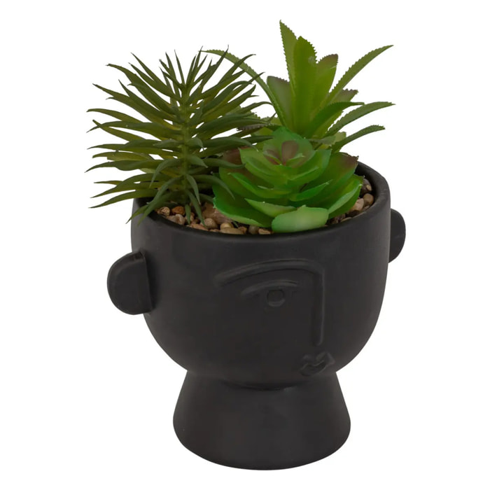 Plante artificielle "Dusty" H16cm