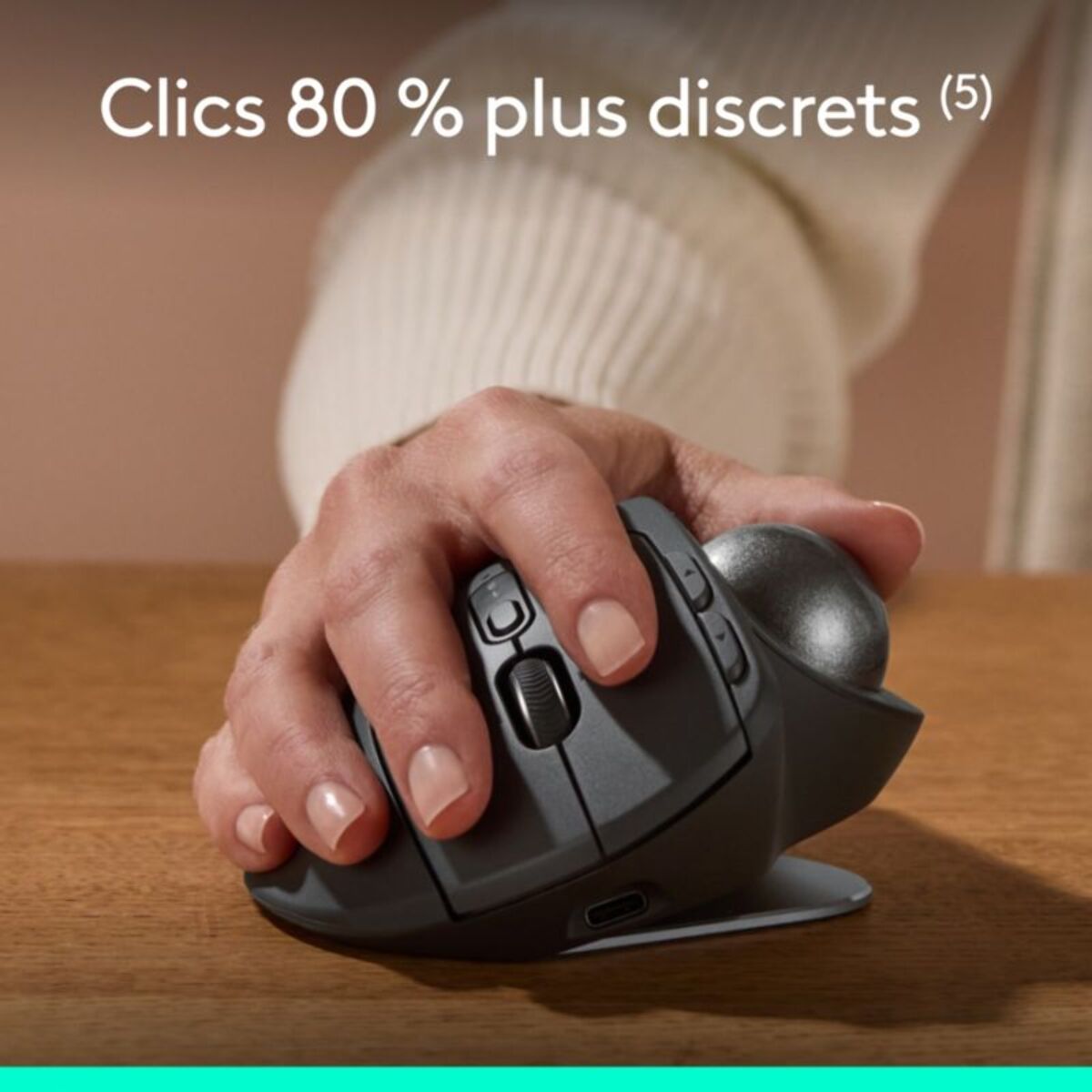 Souris sans fil rechargeable LOGITECH MX Ergo S