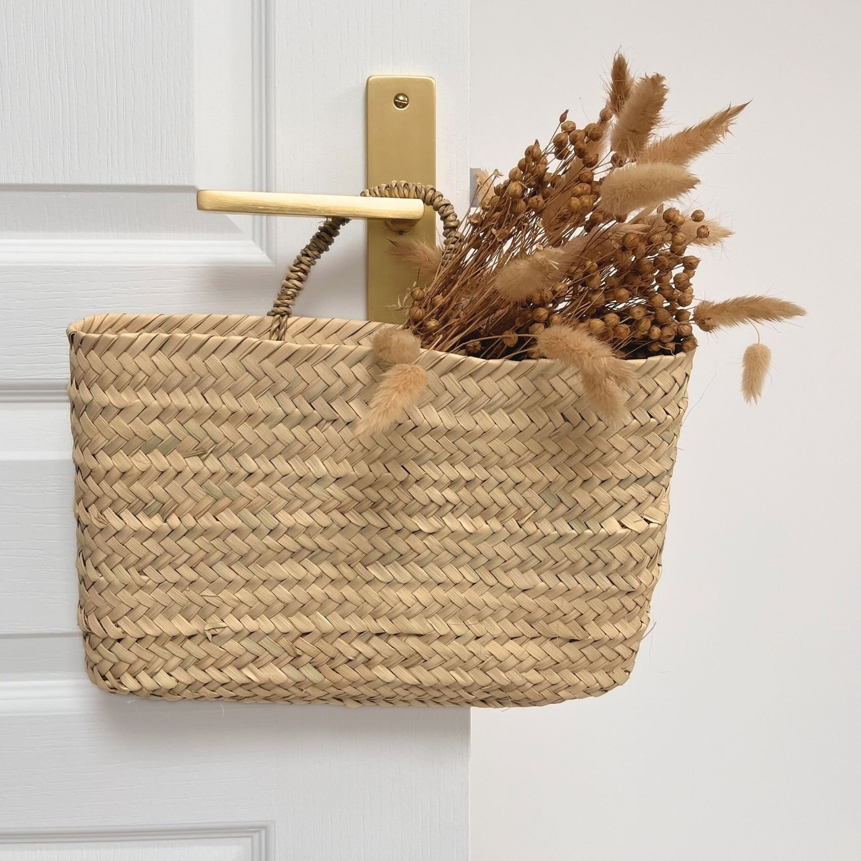 Panier suspendu osier - Naturel