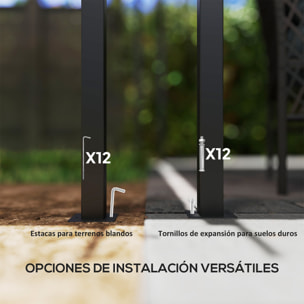 Pérgola con Techo Retráctil Pérgola de Aluminio 6x3 m Cenador con Tela de Poliéster Anti-UV Resistente al Agua Pabellón para Jardín Patio Terraza Exterior Crema