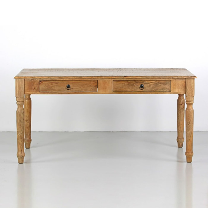 Tavolo da salotto in legno di mango 160x80x78