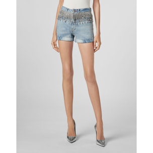 PHILIPP PLEIN Pantalones cortos vaqueros