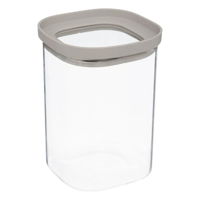 Bocal "Hermet" 1L en verre avec couvercle hermétique