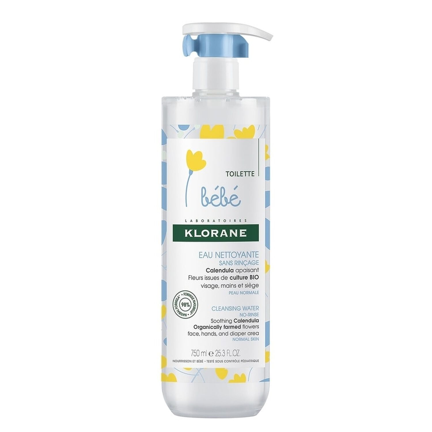 Calendula Bio Bébé - Eau Nettoyante Sans Rinçage