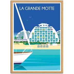 Affiche - La grande Motte - Raphael Delerue