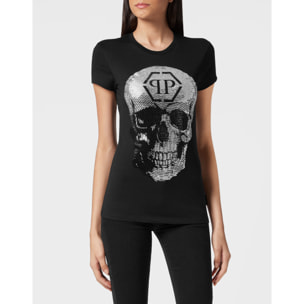 PHILIPP PLEIN T-Shirt Round Neck SKULL