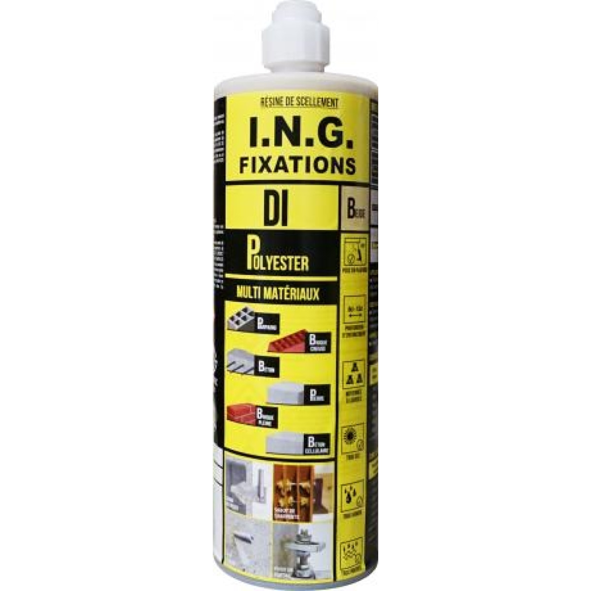 Résine ING 410 ML D.I. ING Beige - A050120