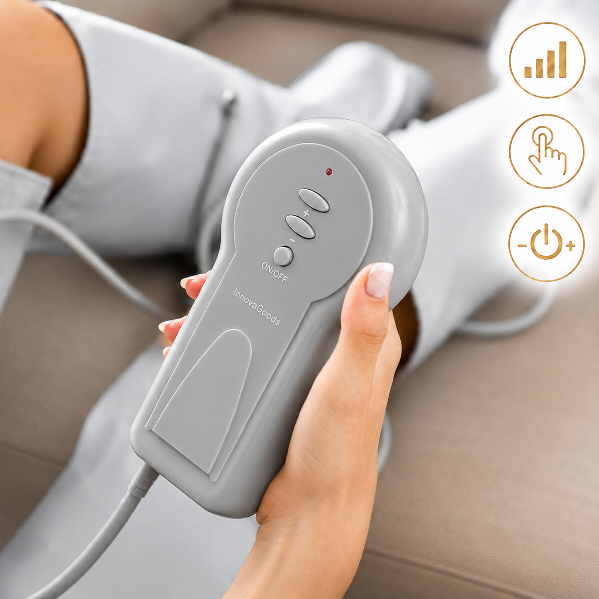Massaggiatore per Gambe a Compressione d'Aria Maspres InnovaGoods